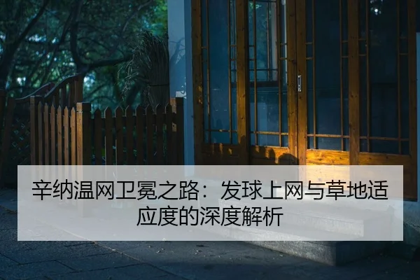 辛纳温网卫冕之路：发球上网与草地适应度的深度解析